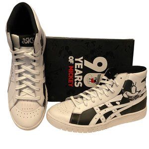 ASICS Tiger x Disney 90th Anniversary Mickey Mouse Sneakers Mens 11.5 FLAWED